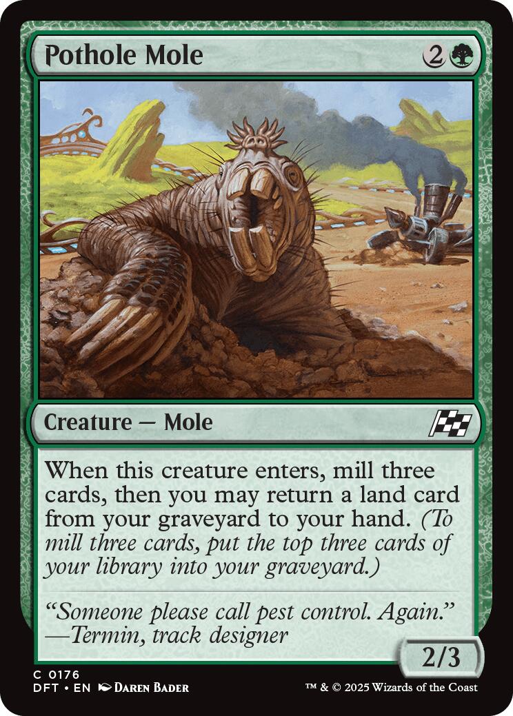 Pothole Mole [DFT - 176]