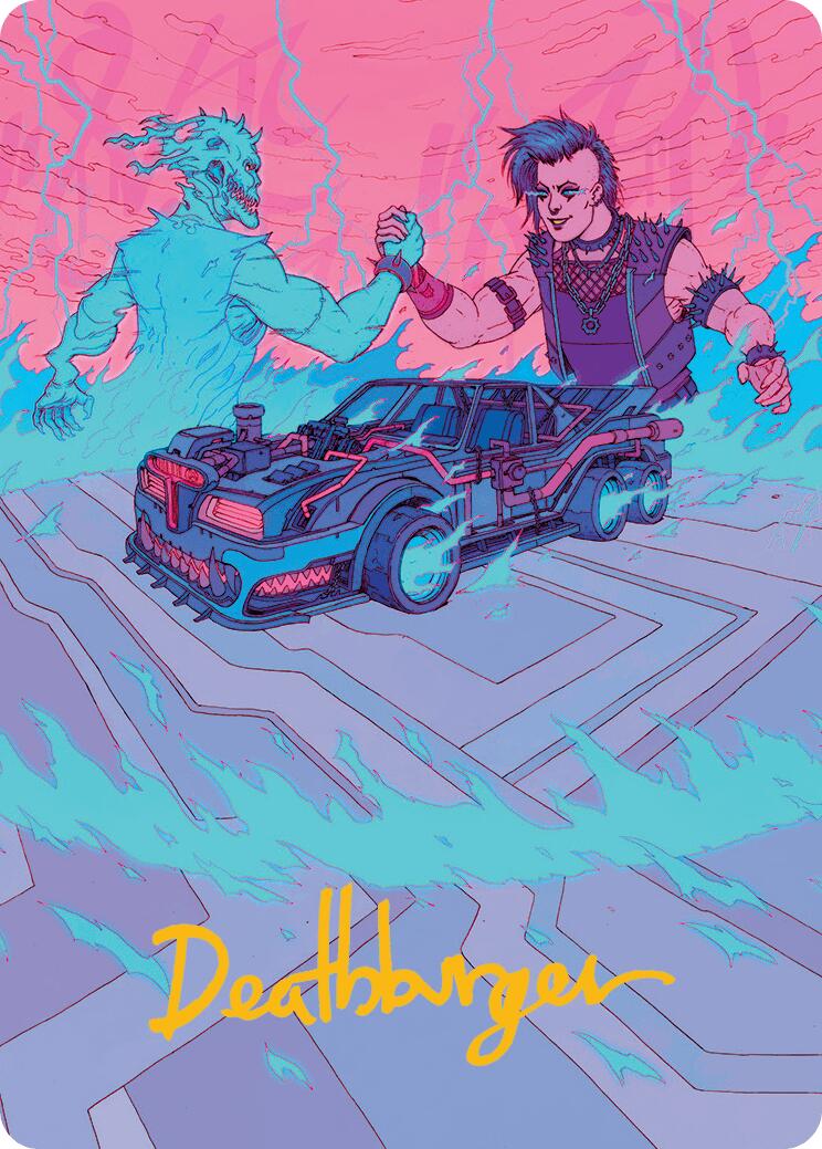 Demonic Junker Art Card (Gold-Stamped Signature) [ASDFT - 40]