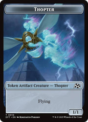 Golem (0014) // Thopter (0010) Double-Sided Token (Back)