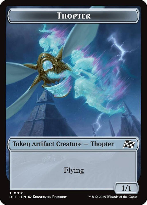 Golem (0014) // Thopter (0010) Double-Sided Token (Back)