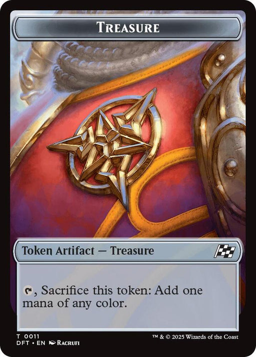Nalaar Aetherjet // Treasure Double-Sided Token (Back)