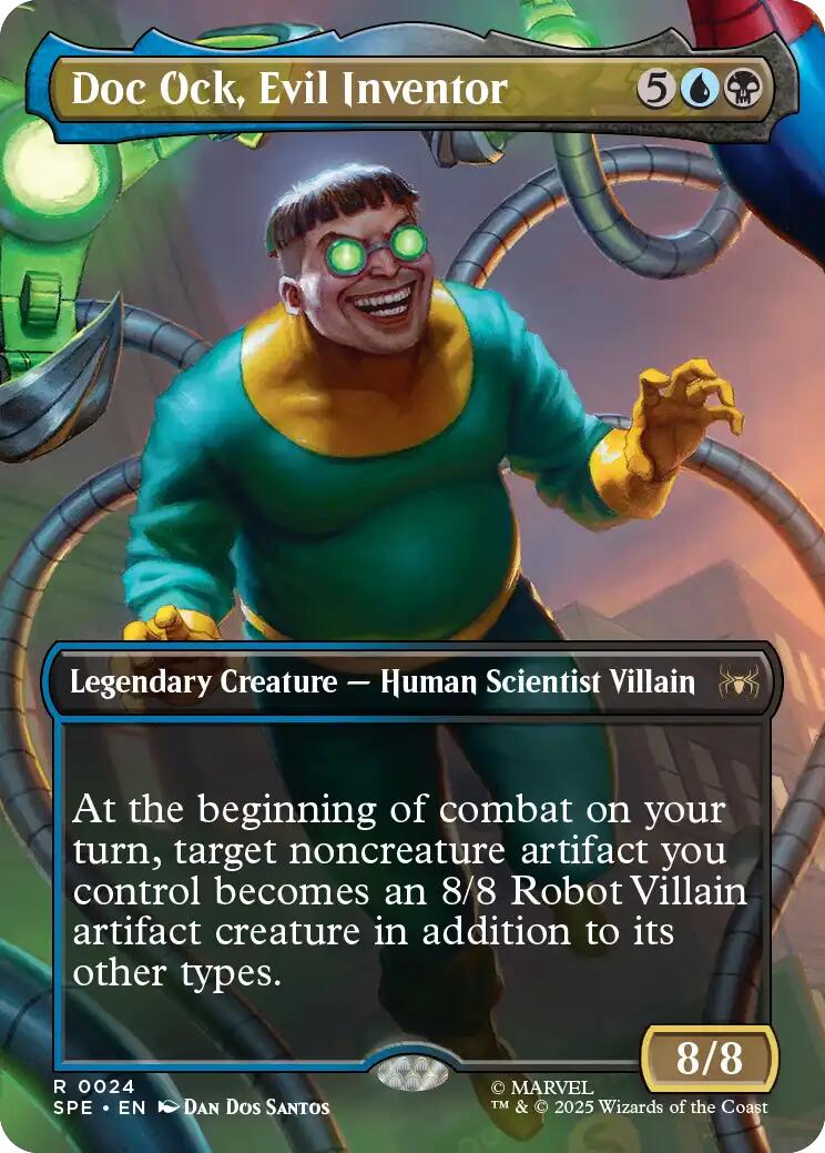 Doc Ock, Evil Inventor (Borderless) [SPE - 24]