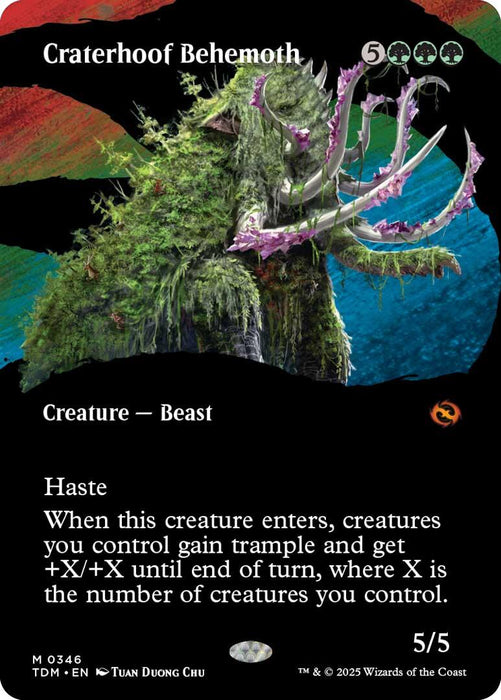 Craterhoof Behemoth (Borderless) [TDM - 346]