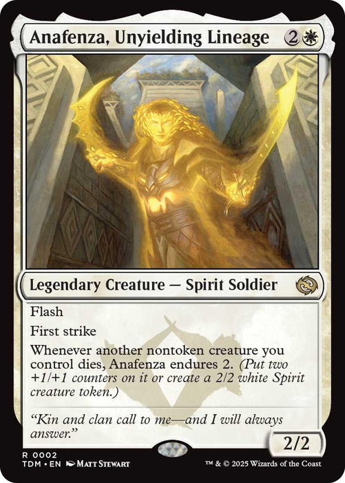 Anafenza, Unyielding Lineage [TDM - 2]