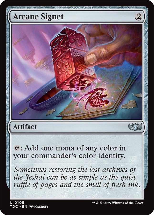Arcane Signet [TDC - 105]