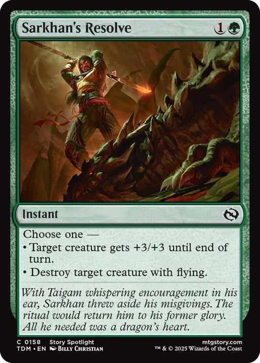 Sarkhan's Resolve