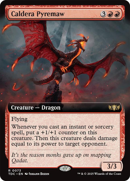 Caldera Pyremaw (Extended Art) [TDC - 73]