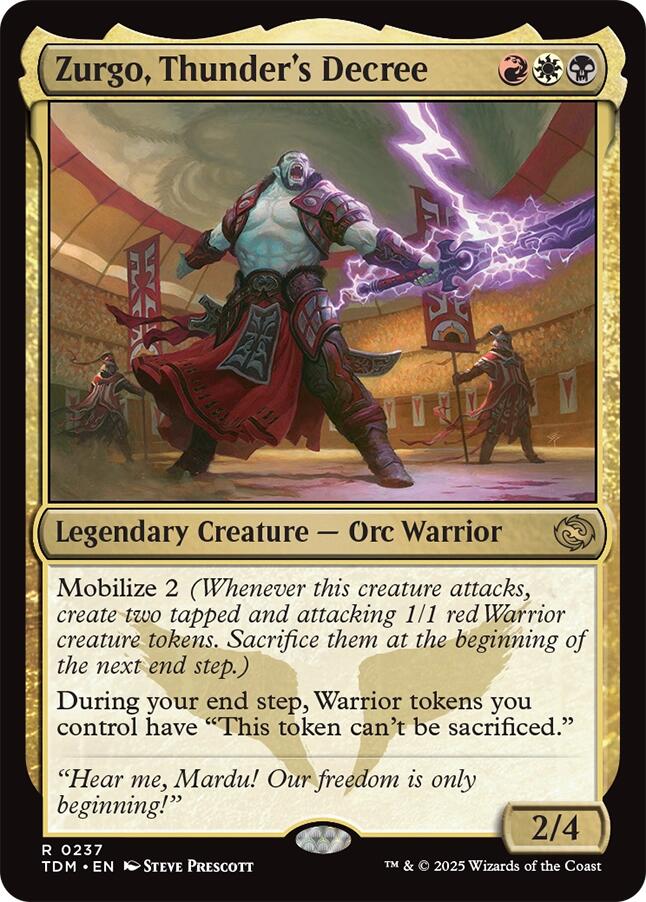 Zurgo, Thunder's Decree [TDM - 237]