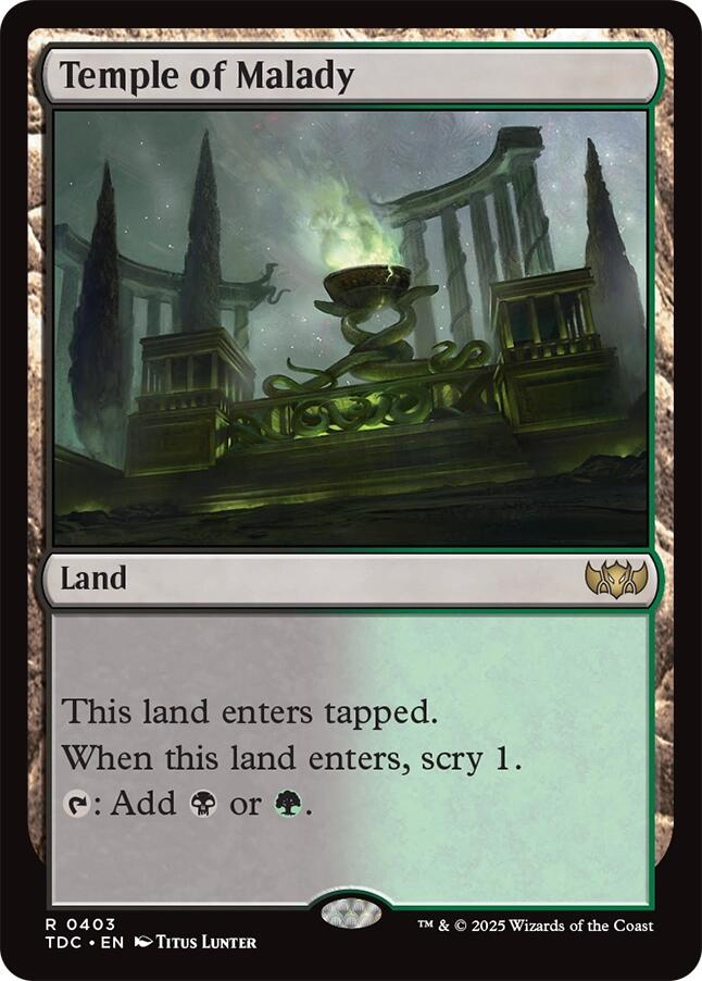 Temple of Malady [TDC - 403]