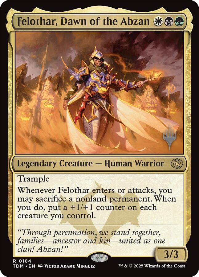 Felothar, Dawn of the Abzan [PPTDM - 184]