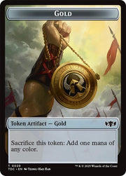 Elemental (0016) // Gold Double-Sided Token (Back)
