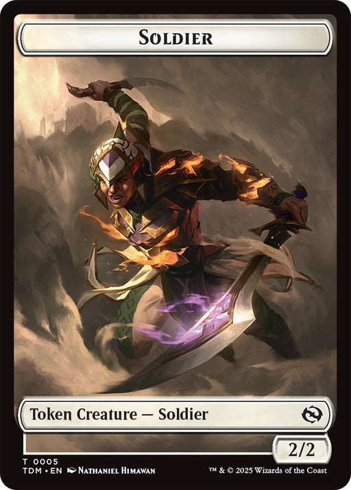 Soldier (0004) // Soldier (0005) Double-Sided Token (Back)