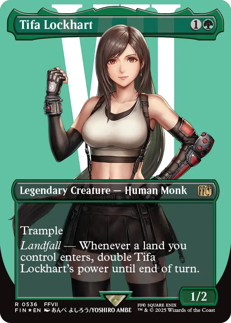 Tifa Lockhart (Borderless) (Surge Foil) [536]