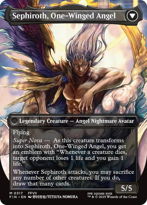 Sephiroth, Fabled SOLDIER (0317) (Borderless) (Back)