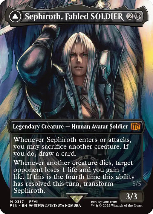 Sephiroth, Fabled SOLDIER (0317) (Borderless) [FIN - 317]