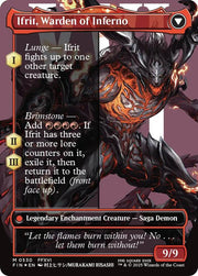 Clive, Ifrit's Dominant (Borderless) (Surge Foil) (0530) (Back)