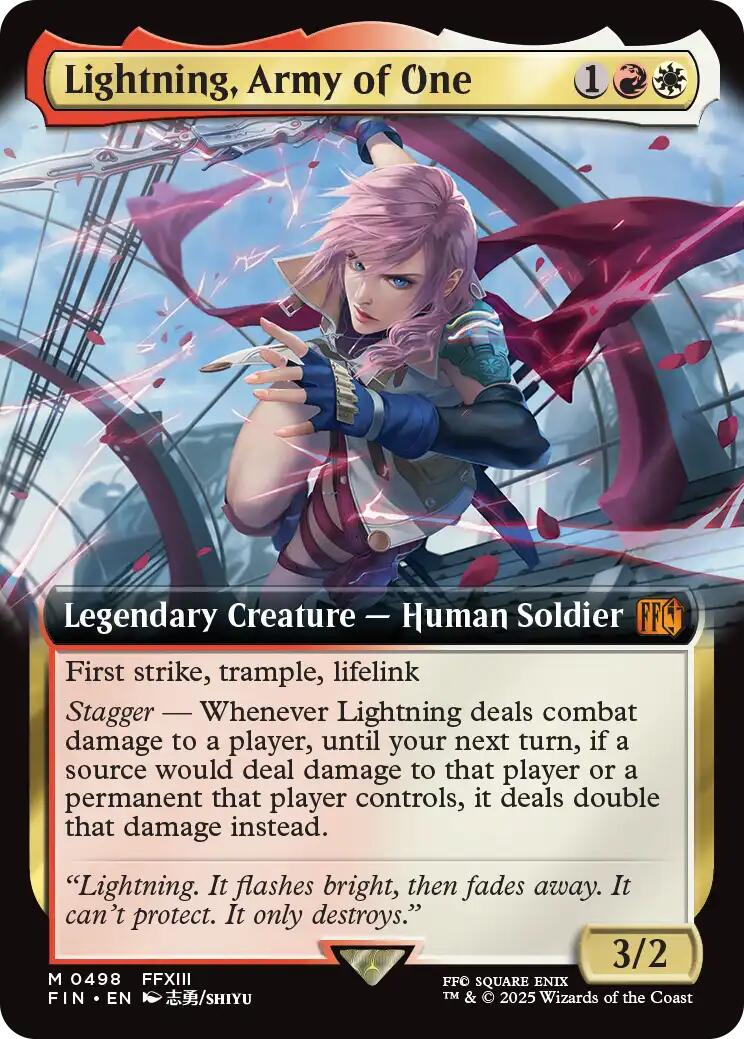 Lightning, Army of One (Extended Art) [FIN - 498]