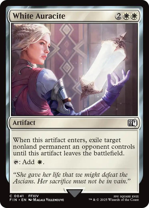 White Auracite [FIN - 41]