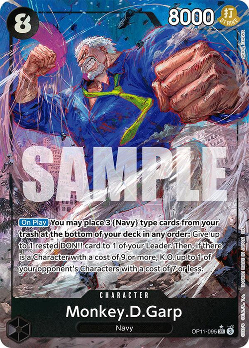 Monkey.D.Garp (Alternate Art) [OP11 - 095]