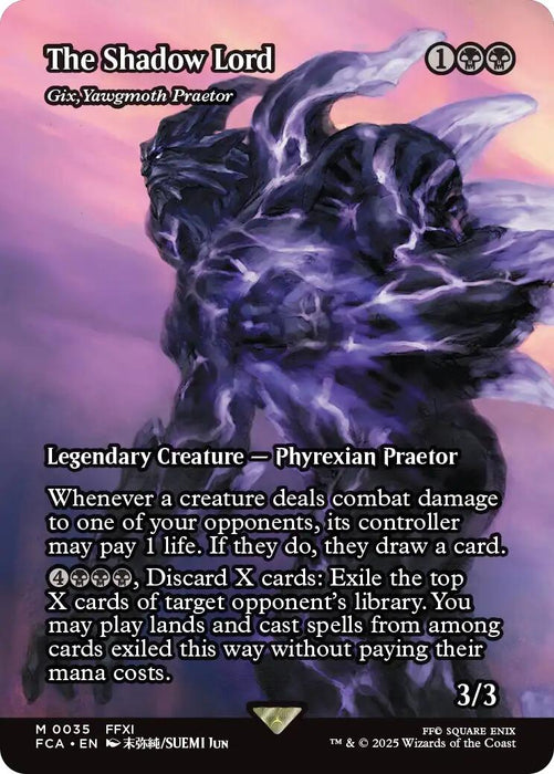 The Shadow Lord - Gix, Yawgmoth Praetor (Showcase) [FCA - 35]