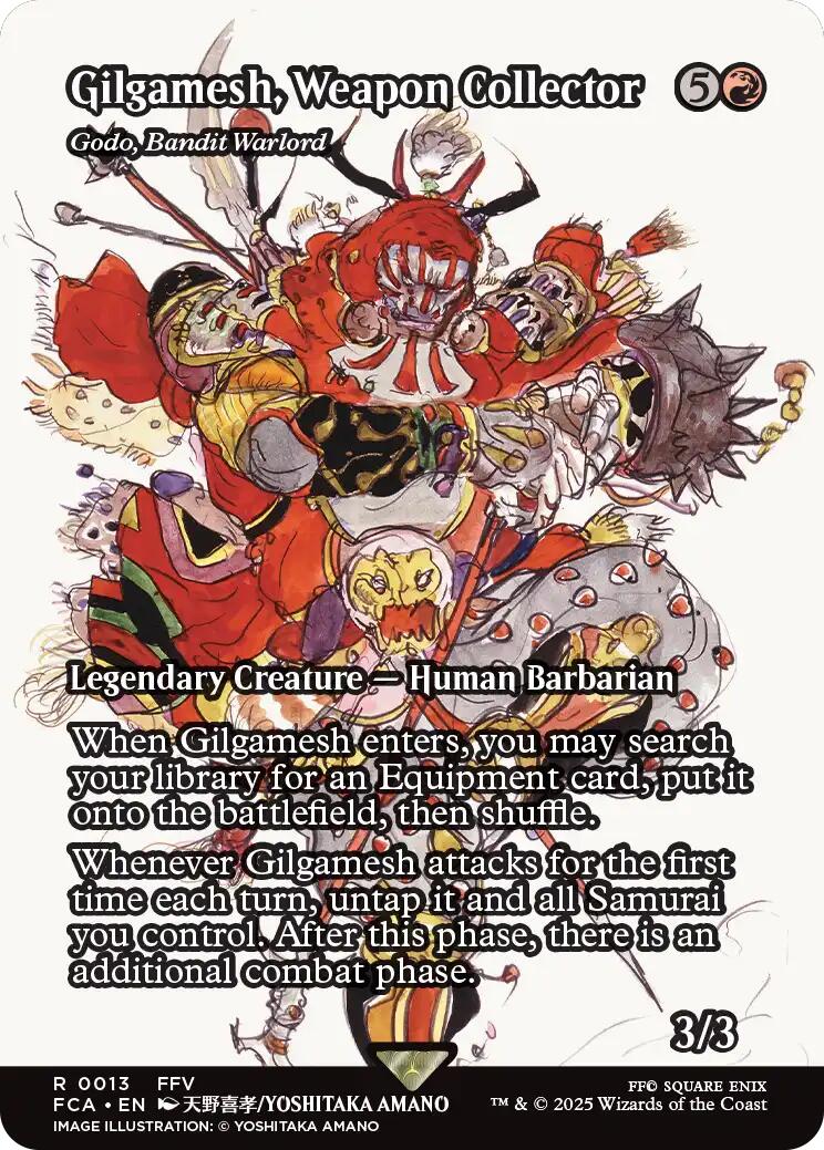 Gilgamesh, Weapon Collector - Godo, Bandit Warlord (Showcase) [FCA - 13]