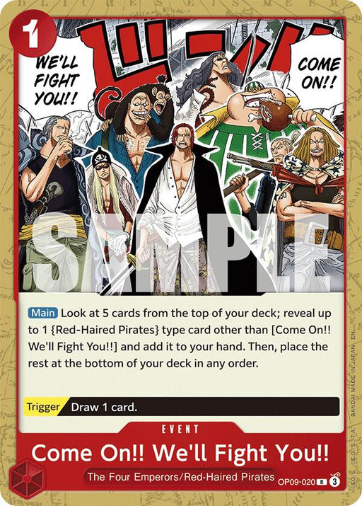 Come On!! We'll Fight You!! (Reprint)