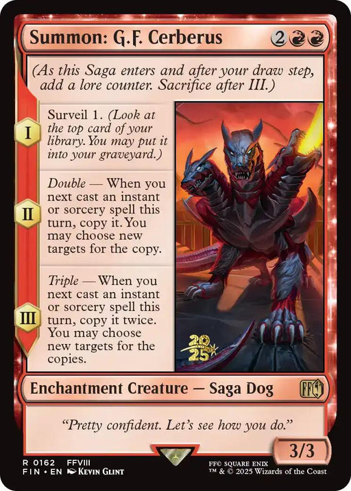 Summon: G.F. Cerberus [PRE - 162]