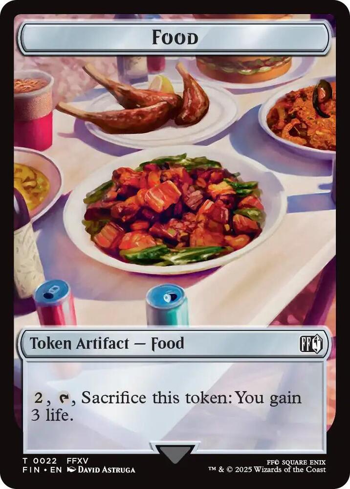 Hero (0002) // Food Double-Sided Token (Back)