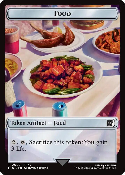Hero (0002) // Food Double-Sided Token (Back)