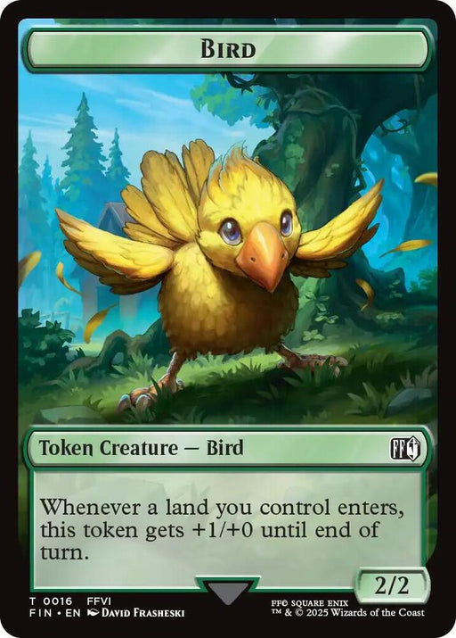 Hero (0006) // Bird (0016) Double-Sided Token (Back)