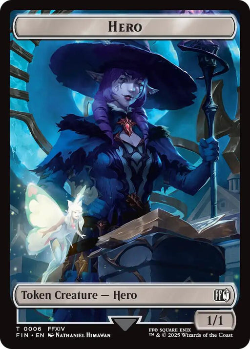 Hero (0006) // Bird (0016) Double-Sided Token