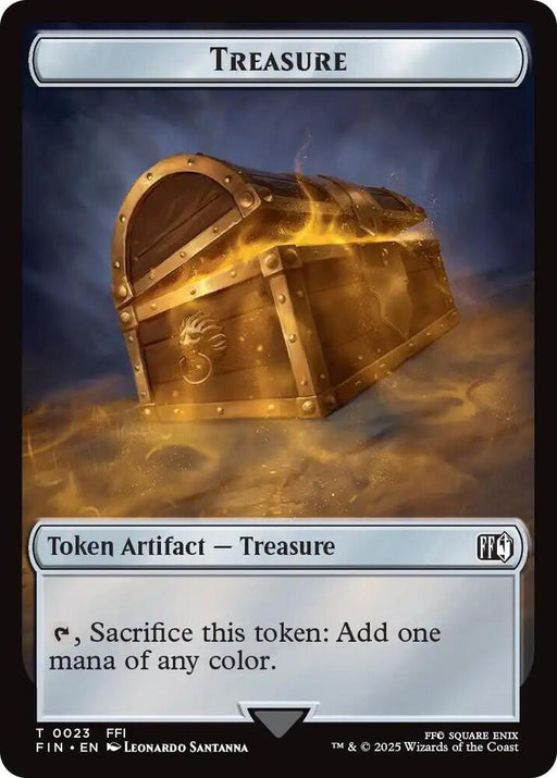Foretell // Treasure Double-Sided Token (Back)
