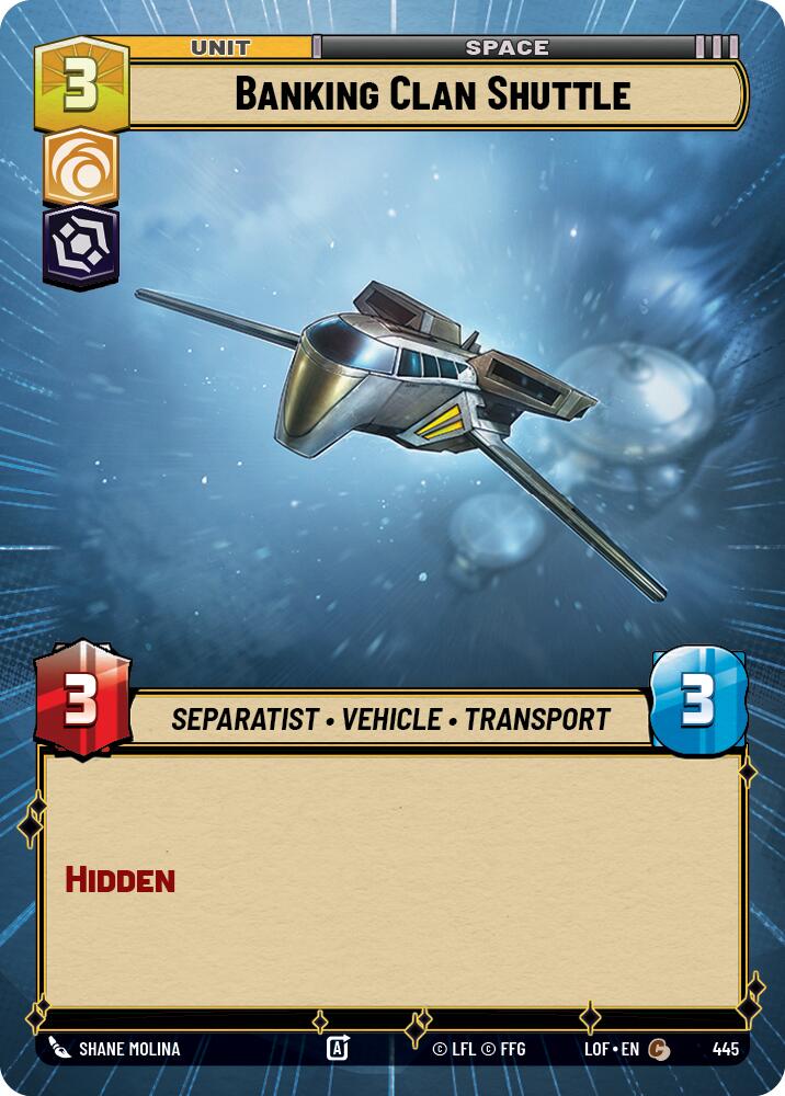 Banking Clan Shuttle (Hyperspace)