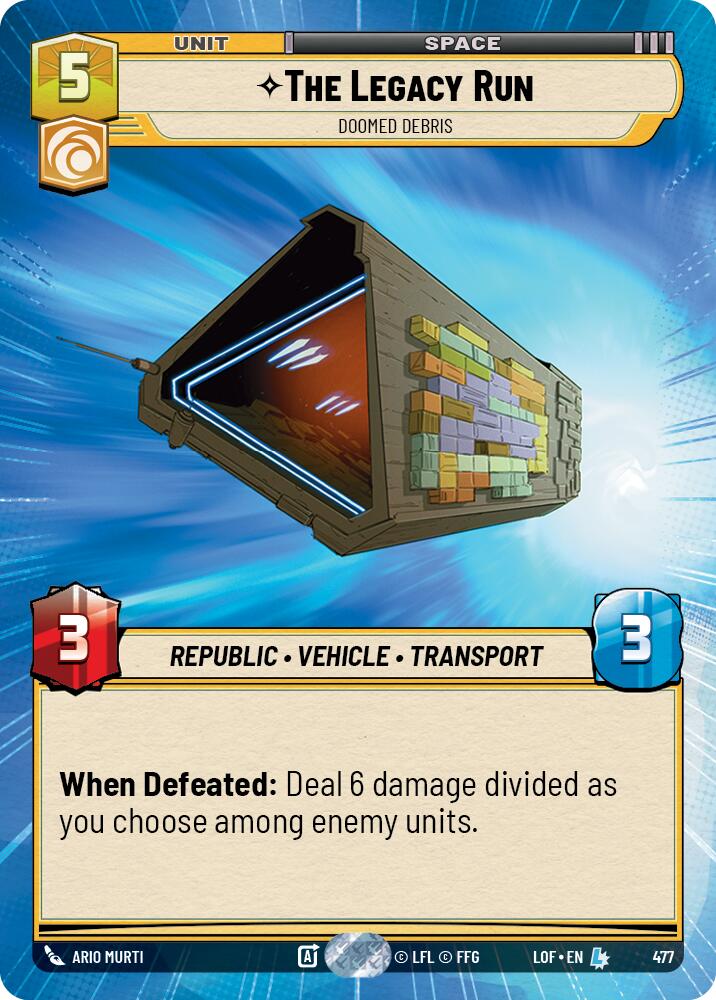The Legacy Run - Doomed Debris (Hyperspace)