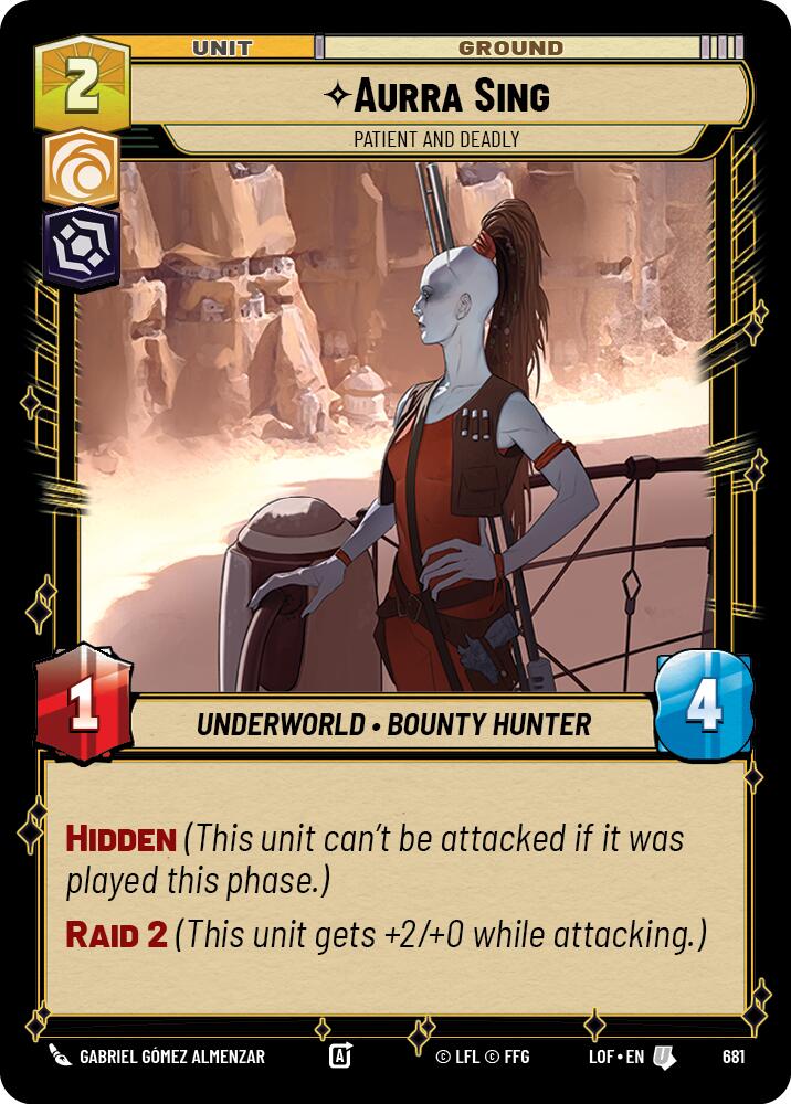 Aurra Sing - Patient and Deadly (Foil)