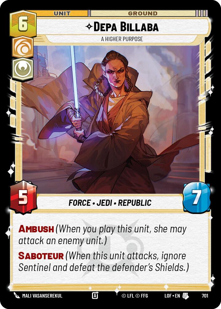 Depa Billaba - A Higher Purpose (Foil)