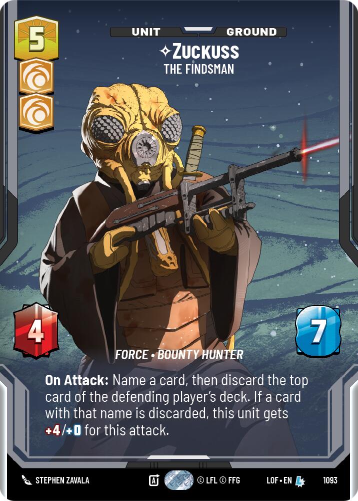Zuckuss - The Findsman (Prestige Foil) [LOF - 1093]