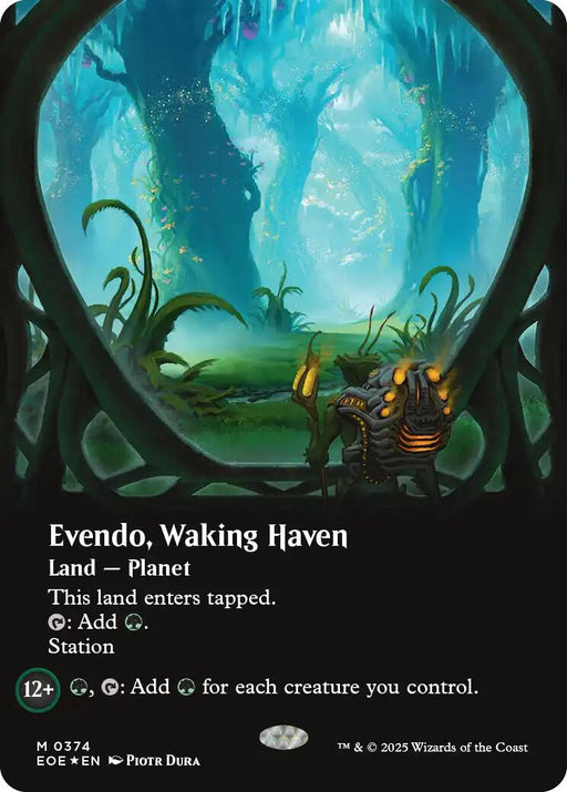 Evendo, Waking Haven (Borderless) (Galaxy Foil) [EOE - 374]