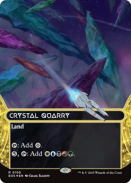 Crystal Quarry (0100) (Borderless) (Galaxy Foil)