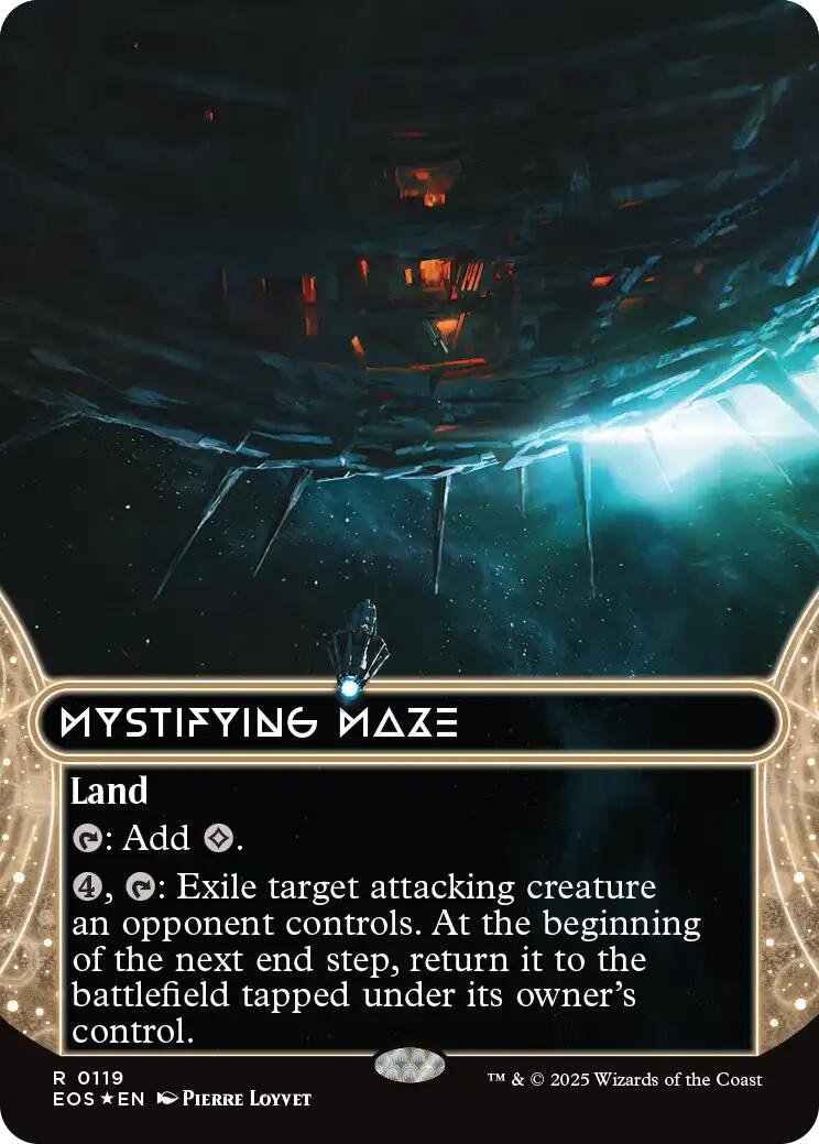 Mystifying Maze (0119) (Borderless) (Galaxy Foil) [EOS - 119]