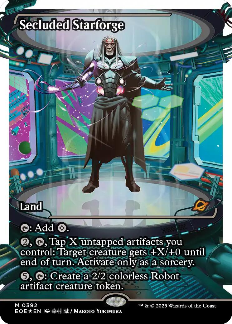 Secluded Starforge (Showcase) (Fracture Foil) [EOE - 392]