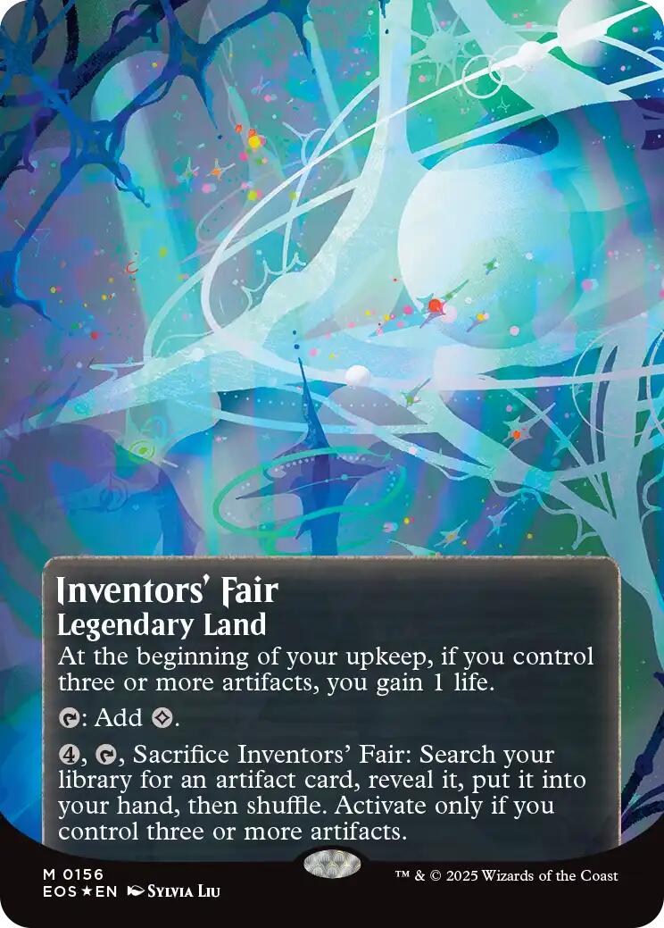 Inventors' Fair (0156) (Borderless) (Galaxy Foil) [EOS - 156]