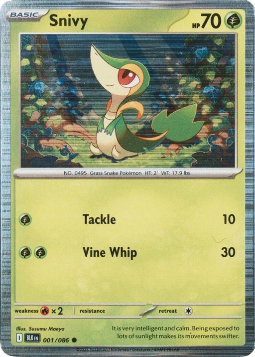Snivy - 001/086 (Unova Poster Collection)