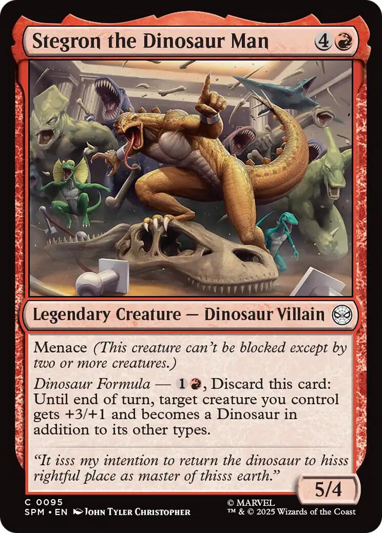 Stegron the Dinosaur Man [SPM - 95]