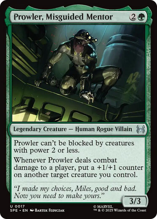 Prowler, Misguided Mentor [SPE - 17]
