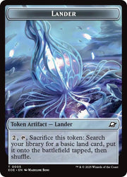 Drone // Lander (0005) Doubled-Sided Token (Back)