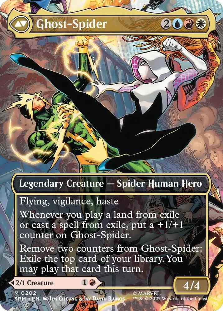 Gwen Stacy (0202) (Borderless) (Back)