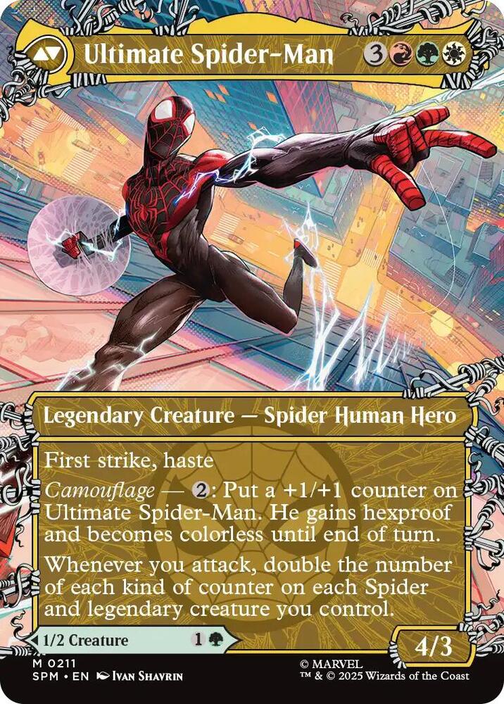 Miles Morales (0211) (Borderless) (Back)