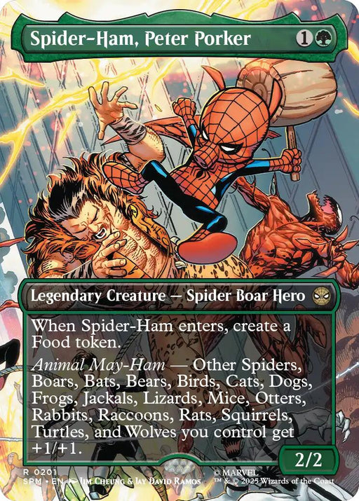 Spider-Ham, Peter Porker (Borderless) [SPM - 201]