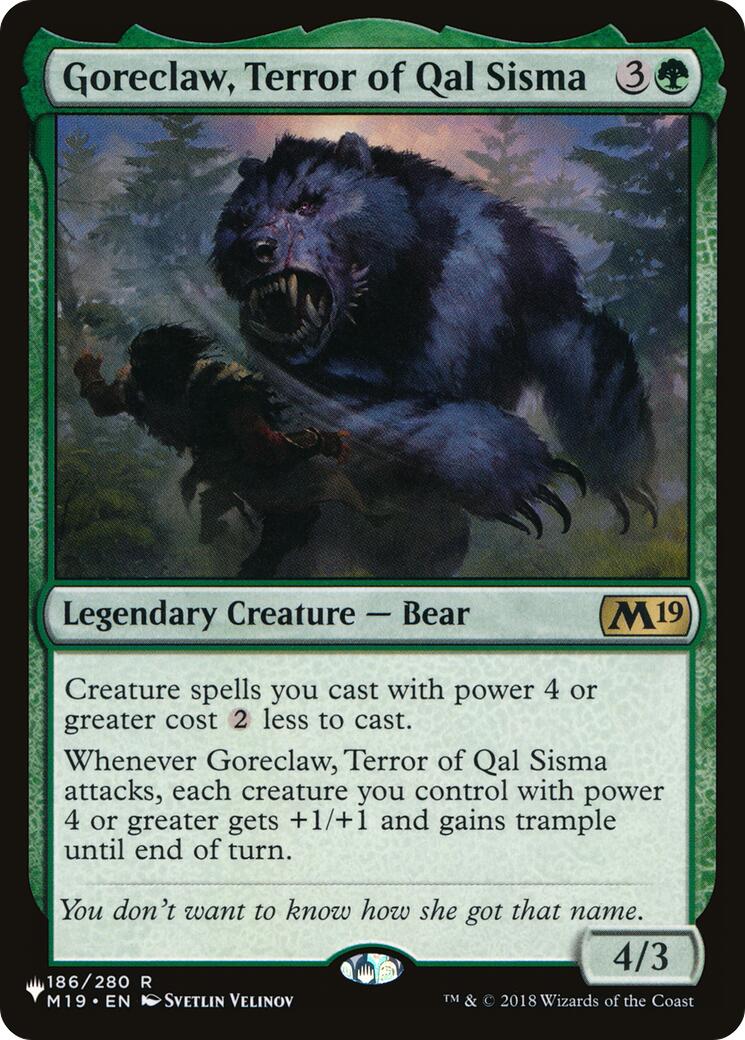 Goreclaw, Terror of Qal Sisma [LIST - 186]